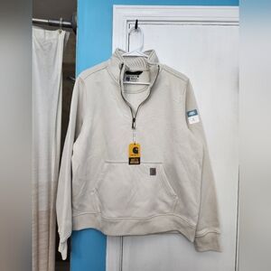 Carhartt womens half zip relaxed fit Large NWT